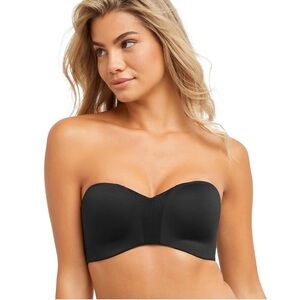 3/$25 Maidenform Black Wireless Strapless Bra 40D
